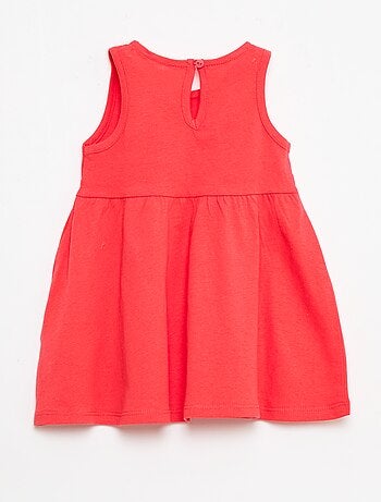 Abito senza maniche con messaggio