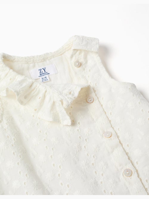 Abito senza maniche in cotone con ricami inglesi - Kiabi