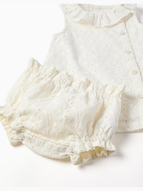 Abito senza maniche in cotone con ricami inglesi - Kiabi