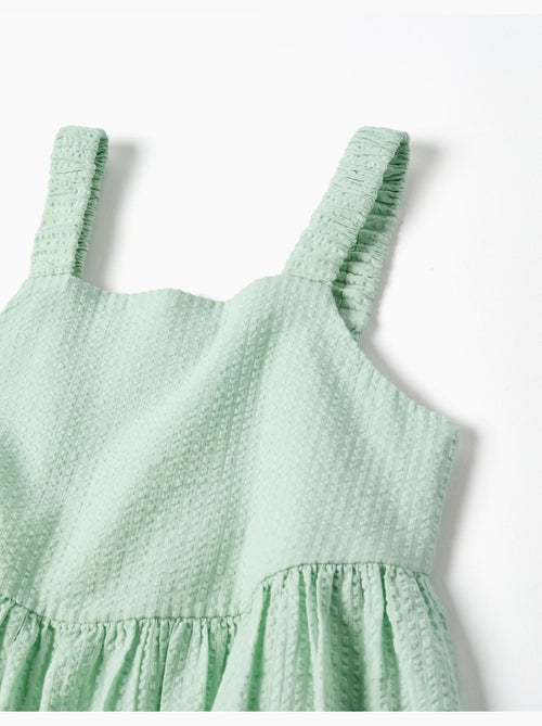 Abito senza maniche in cotone con spalline elastiche - Kiabi