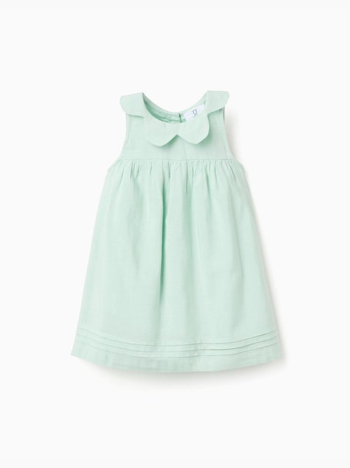 Abito senza maniche in cotone e lino - Kiabi