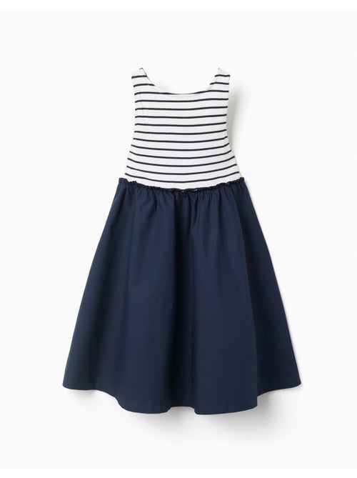 Abito senza maniche in doppio tessuto a righe - Kiabi