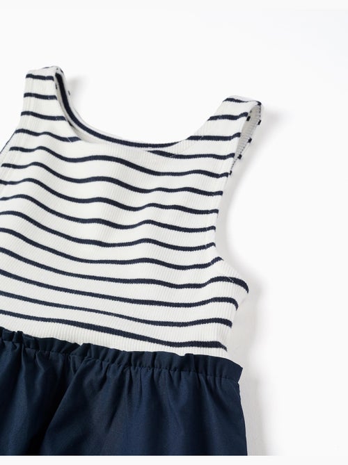 Abito senza maniche in doppio tessuto a righe - Kiabi