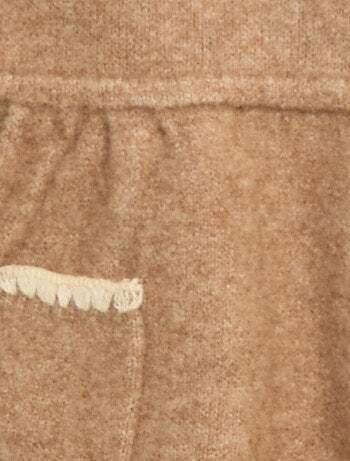 Abito senza maniche in maglia tricot con 2 tasche