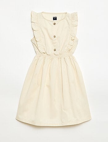 Abito senza maniche in tessuto leggero