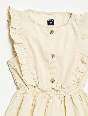 Abito senza maniche in tessuto leggero