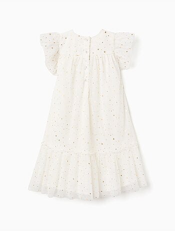 Abito senza maniche in tulle con volant e stelle