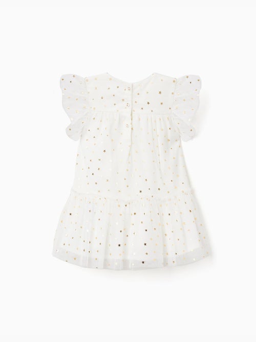 Abito senza maniche in tulle con volant e stelle - Kiabi