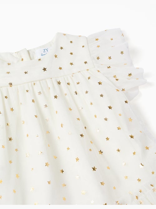 Abito senza maniche in tulle con volant e stelle - Kiabi