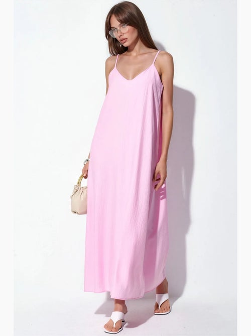 Abito sottoveste maxi da donna tinta unita busem - Kiabi Abito sottoveste maxi da donna tinta unita busem - Kiabi
