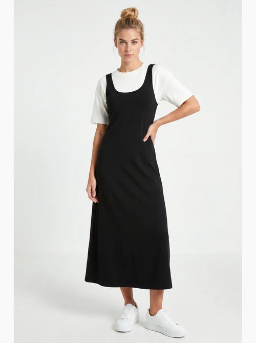 Abito sottoveste midi in jersey senza maniche da donna istanbul - Kiabi