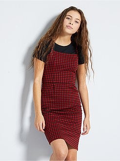 Ragazza 10-18 anni - Abito stampa vichy - Kiabi