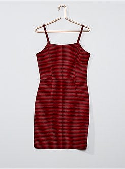 Ragazza 10-18 anni - Abito stampa vichy - Kiabi