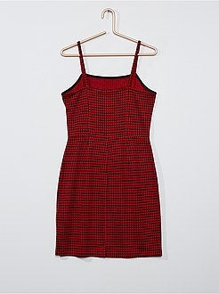 Ragazza 10-18 anni - Abito stampa vichy - Kiabi