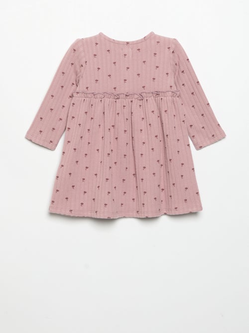Abito stampato in morbida maglia - Kiabi