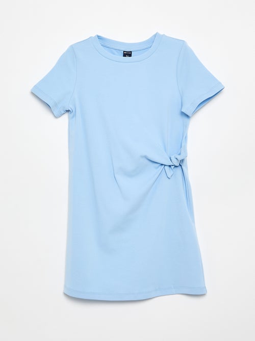 Abito t-shirt con nodo laterale - Kiabi Abito t-shirt con nodo laterale - Kiabi
