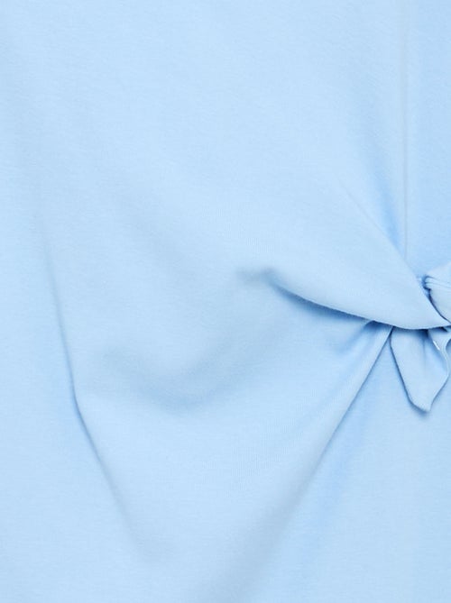 Abito t-shirt con nodo laterale - Kiabi Abito t-shirt con nodo laterale - Kiabi