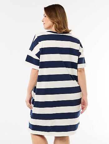 Abito T-shirt corto a maniche corte