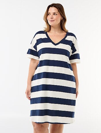 Abito T-shirt corto a maniche corte