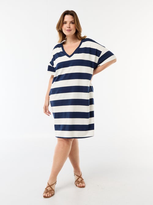 Abito T-shirt corto a maniche corte - Kiabi