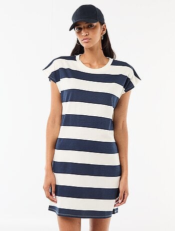 Abito T-shirt corto a maniche corte