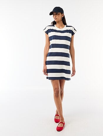 Abito T-shirt corto a maniche corte