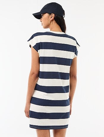 Abito T-shirt corto a maniche corte