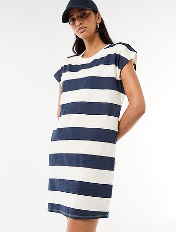 Abito T-shirt corto a maniche corte