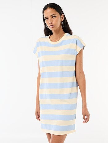 Abito T-shirt corto a maniche corte