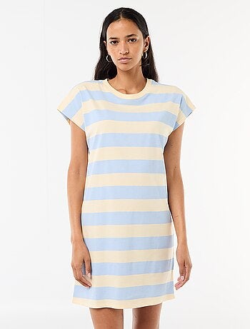 Abito T-shirt corto a maniche corte