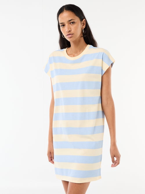 Abito T-shirt corto a maniche corte - Kiabi