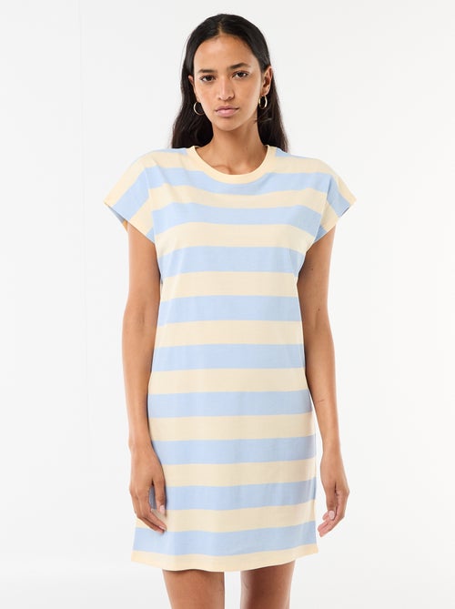 Abito T-shirt corto a maniche corte - Kiabi