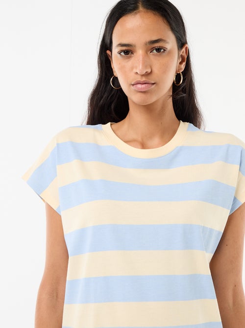 Abito T-shirt corto a maniche corte - Kiabi