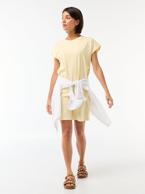 Abito T-shirt corto a maniche corte - Kiabi