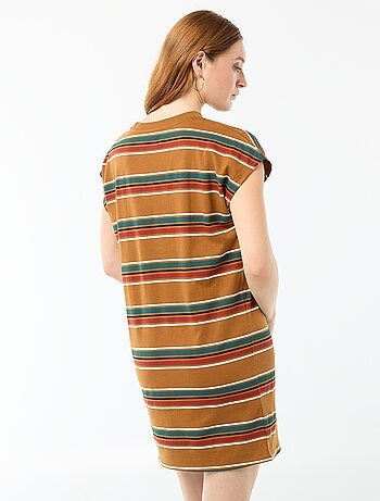 Abito T-shirt corto a maniche corte