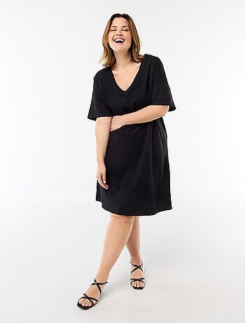 Abito T-shirt corto a maniche corte