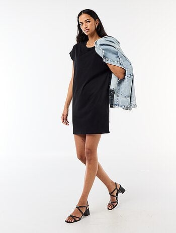 Abito T-shirt corto a maniche corte