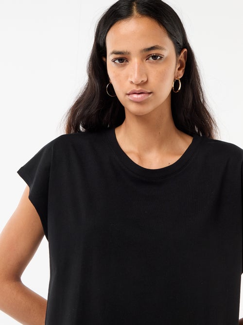 Abito T-shirt corto a maniche corte - Kiabi