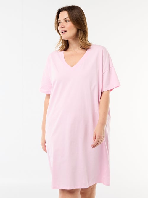 Abito T-shirt corto a maniche corte - Kiabi