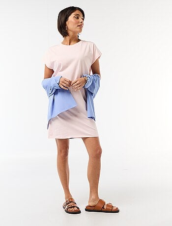 Abito T-shirt corto a maniche corte