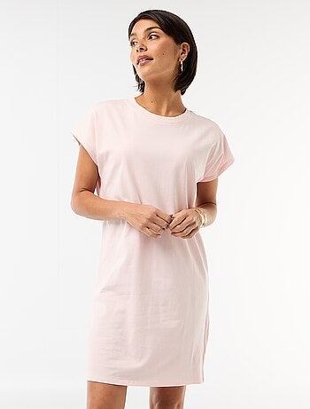 Abito T-shirt corto a maniche corte