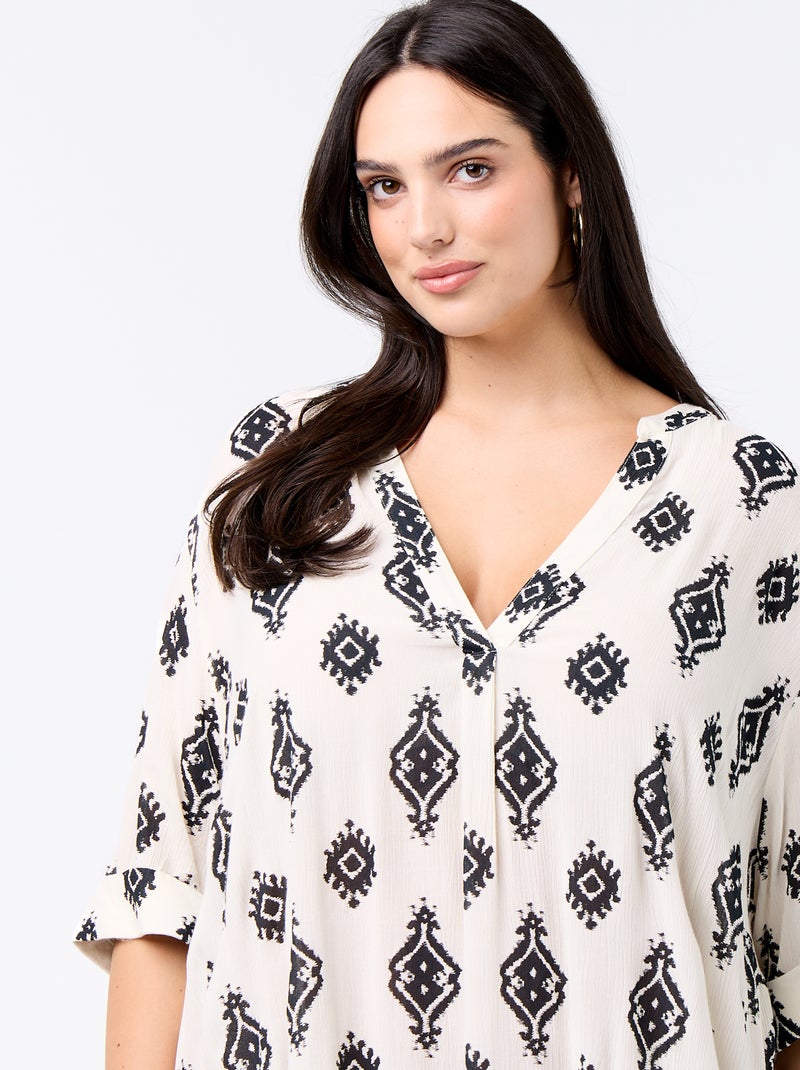 Abito t-shirt corto Beige - Kiabi