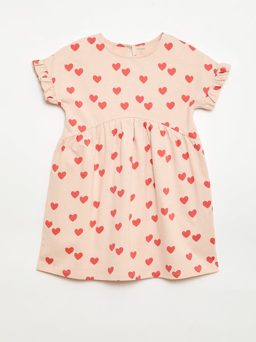 Abito t-shirt leopardato - Kiabi