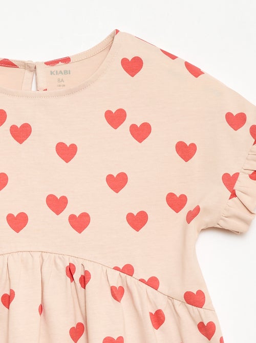 Abito t-shirt leopardato - Kiabi