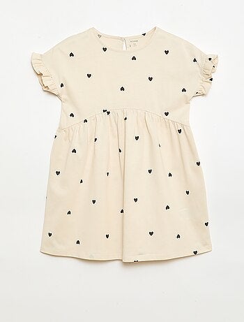 Abito t-shirt leopardato