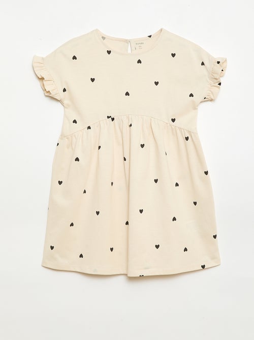 Abito t-shirt leopardato - Kiabi