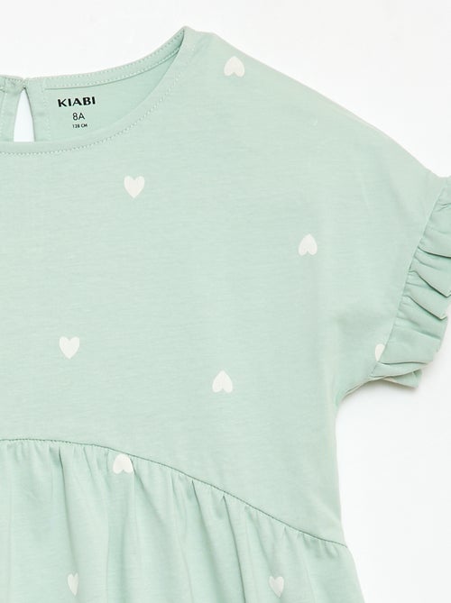Abito t-shirt leopardato - Kiabi