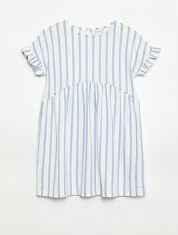 Abito t-shirt leopardato