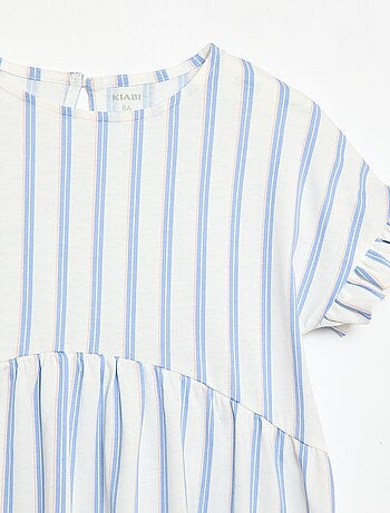 Abito t-shirt leopardato