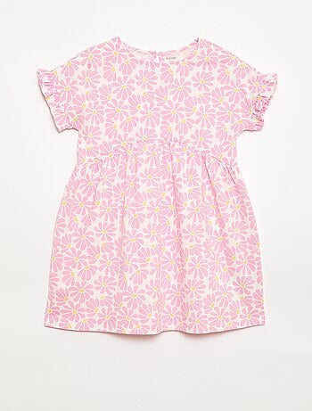 Abito t-shirt leopardato